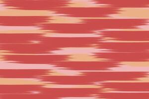 Abstract Ikat Texture with Red and Pink. vector