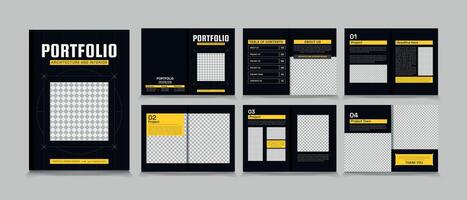 Architecture Portfolio Design Layout vector