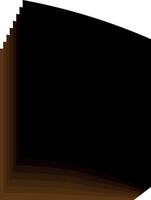 Abstract brown and black layered background vector