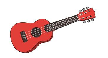 a ukulele is shown on a white background vector