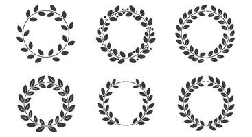 set of laurel vector