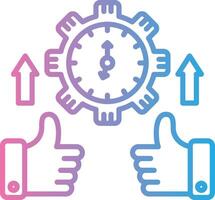 Time Management UserFriendly Drawing vector