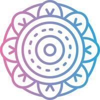 Mandala Smart Line Drawing vector
