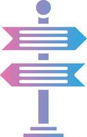 Road Sign NextGen UI Module vector