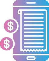 Receipt Advanced App Object vector