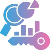 Benchmark Gradient Style Mark vector