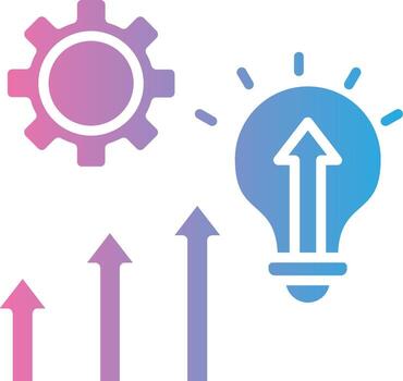 evolución inteligente visual marca vector