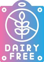 Gluten Free Trendy UI Label vector