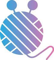 Wool Ball Simple Web Tag vector