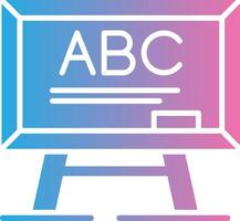 Blackboard Neon Grid Feature vector