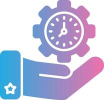 Time Management Streamlined Interface Symbol vector
