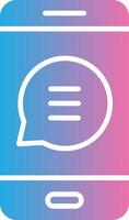 Smartphone Streamlined Design Token vector