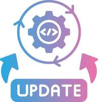 Update Abstract App Mark vector