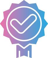 Approved Custom Tech Badge vector