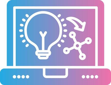 idea avanzado tecnología Insignia vector