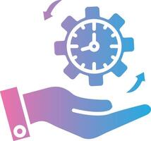 Time Management Polished UI Module vector