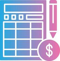 Calculator Highlighted UX Stamp vector