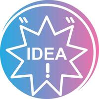Idea Elegant Tech Badge vector