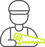 Carpenter Polished Interface Symbol vector