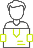 Delivery Man Subtle Interface Detail vector