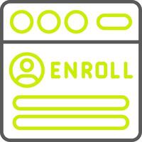 Enroll Elegant Grid Pattern vector