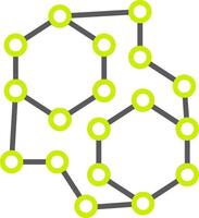 Molecular Mobile UX Object vector