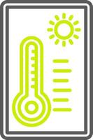 Thermometer Custom Visual Mark vector
