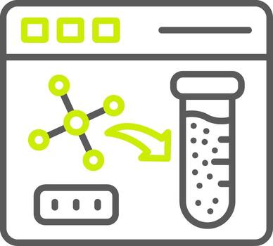 Virtual Lab Responsive UX Token vector
