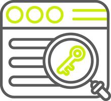 Keyword Custom Tech Badge vector