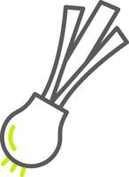 Scallion Artistic UI Component vector