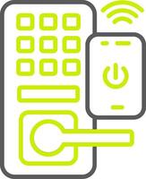 Smart Door NextGen Web Graphic vector