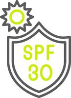 Spf 30 Simple Web Tag vector