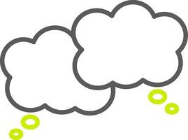 Chat Bubbles Highlighted UX Stamp vector