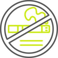 No Smoking Custom Visual Mark vector
