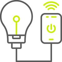 Smart Light Optimized App Object vector