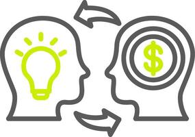 Knowledge Transfer Versatile Line Drawing vector
