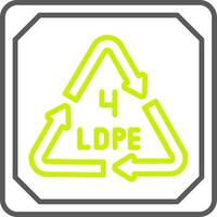 Low Density Polyethylene Smart UX Asset vector