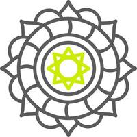 Mandala Abstract App Mark vector