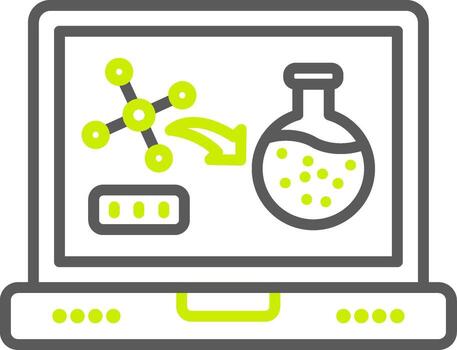 Virtual Lab Polished UI Module vector