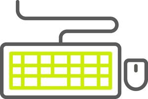 Keyboard Bold Shape Icon vector
