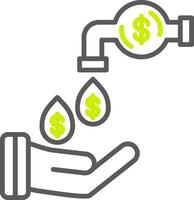 Liquidity Sleek Icon Frame vector