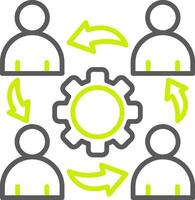 Teamwork Responsive Grid Visual vector