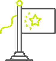 China Flag Dynamic App Object vector
