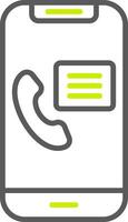 Contact Custom Line Drawing vector
