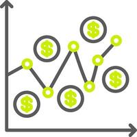Dollar Cost Average NextGen Creative Piece vector