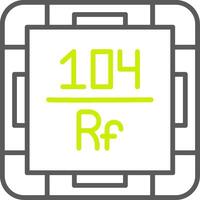 Rutherfordium Elegant Grid Pattern vector