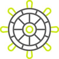 Rudder Simple Web Tag vector