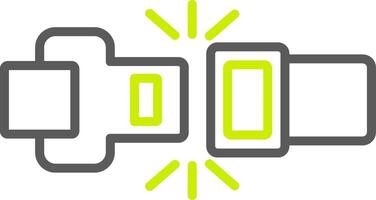 Safety Belt Minimal UX Part vector