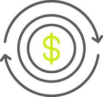 Cashback Minimalist UI Block vector