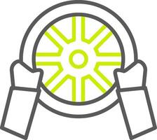 Driving Polished Tech Badge vector